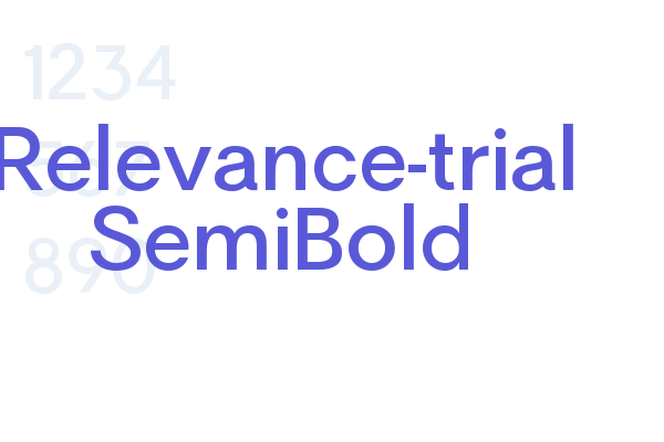 Relevance-trial SemiBold