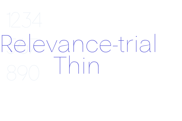 Relevance-trial Thin