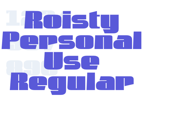 Roisty Personal Use Regular