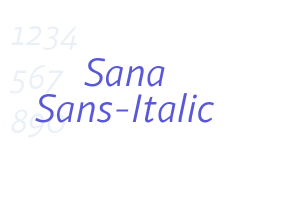 Sana Sans-Italic