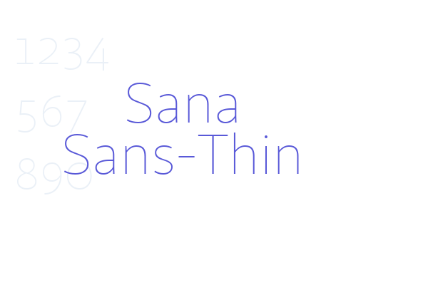 Sana Sans-Thin