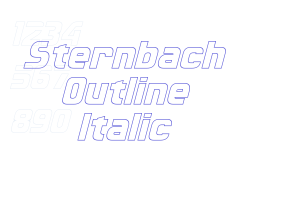 Sternbach Outline Italic