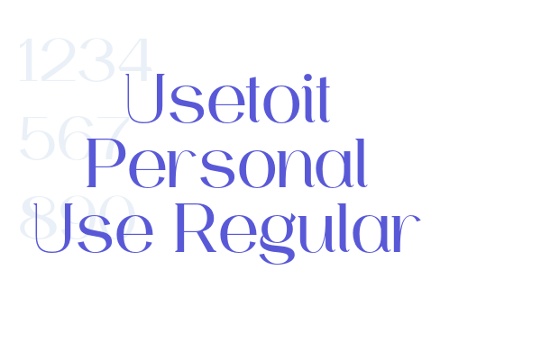 Usetoit Regular