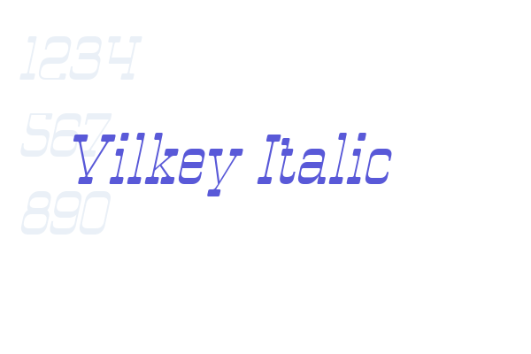 Vilkey Italic