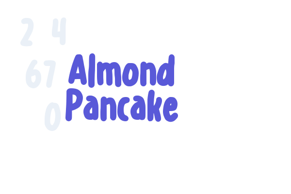 Almond Pancake