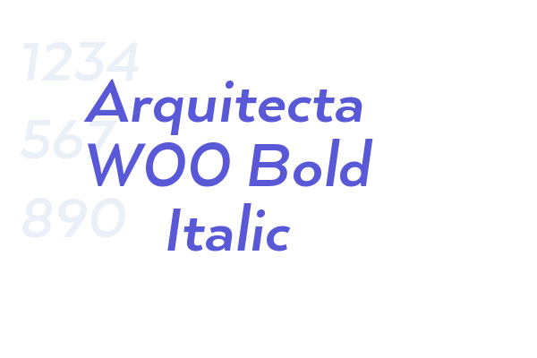 Arquitecta W00 Bold Italic