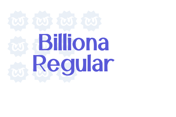 Billiona Regular