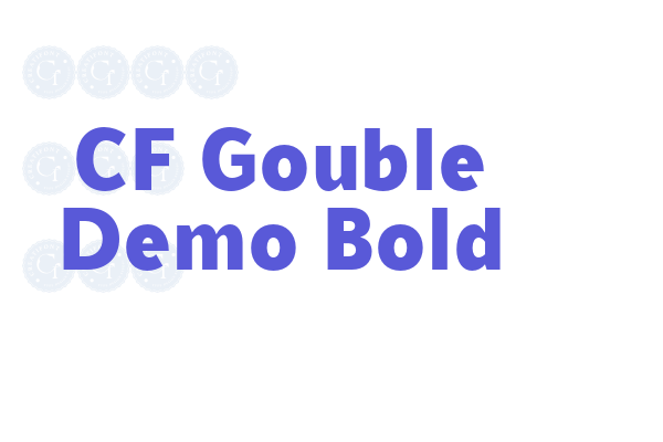 CF Gouble Demo Bold