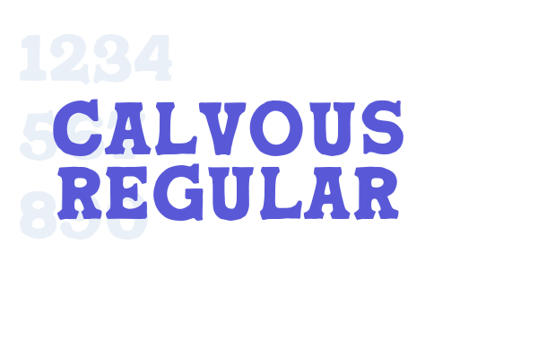 Calvous Regular