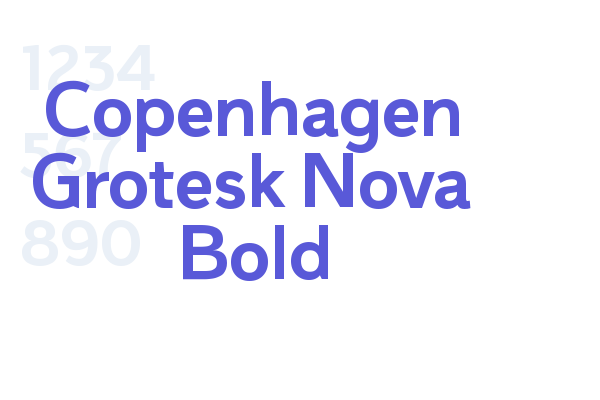 Copenhagen Grotesk Nova Bold