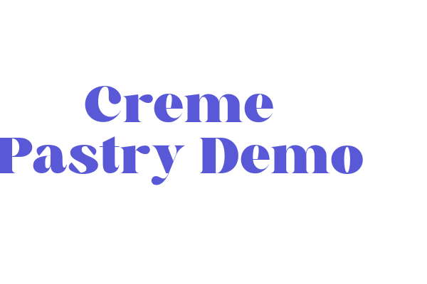 Creme Pastry_Demo