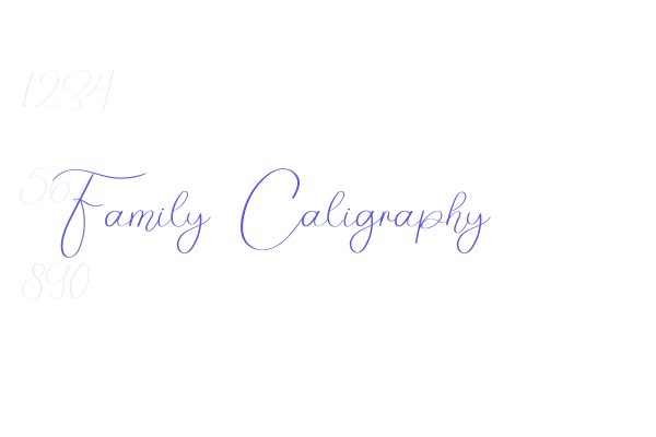 Family Caligraphy