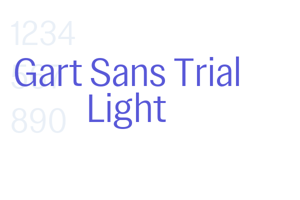 Gart Sans Trial Light