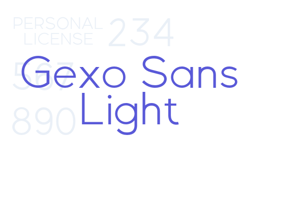 Gexo Sans Light