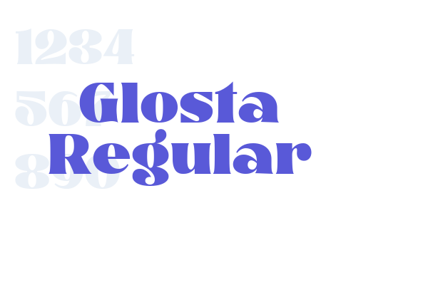 Glosta Regular