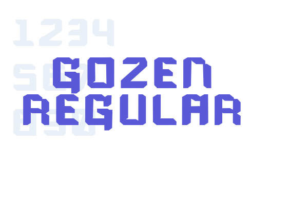 Gozen Regular