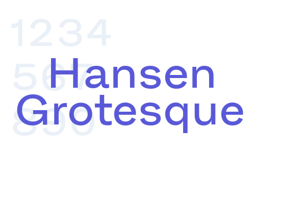 Hansen Grotesque