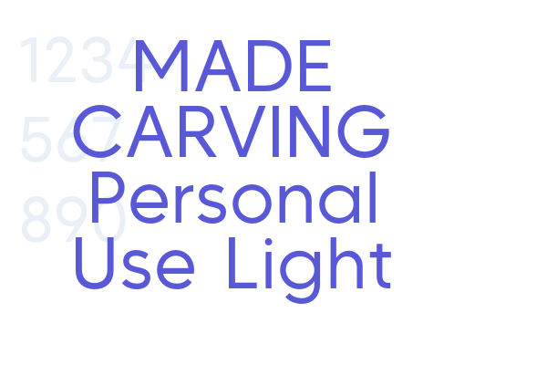 MADE CARVING Personal Use Light