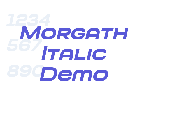 Morgath Italic Demo