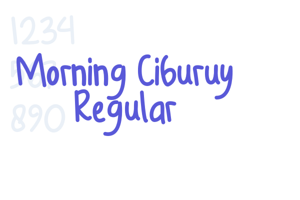 Morning Ciburuy Regular