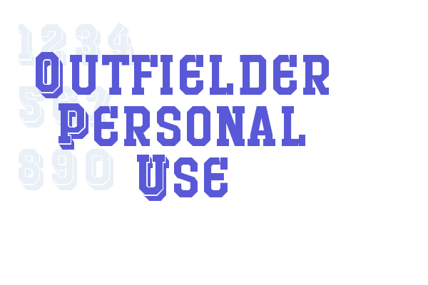 Outfielder Personal Use