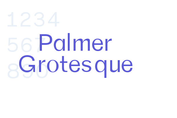 Palmer Grotesque