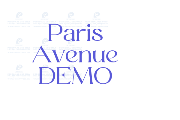 Paris Avenue DEMO