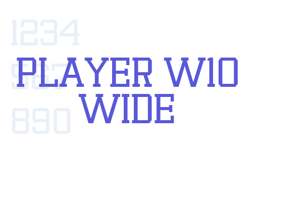 Player W10 Wide