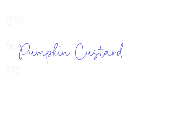 Pumpkin Custard