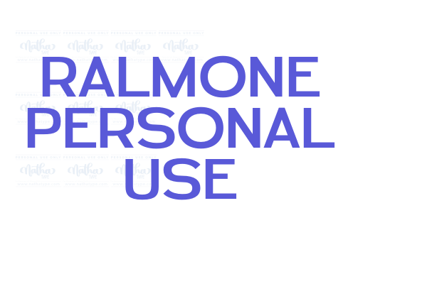 Ralmone Personal Use