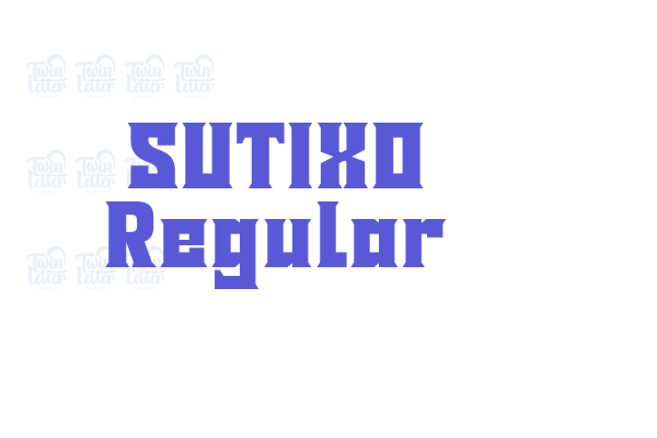 SUTIXO Regular