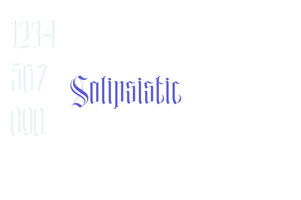 Solipsistic