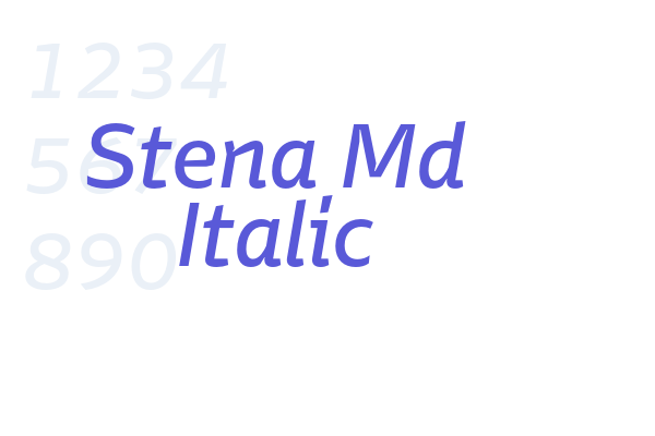 Stena Md Italic