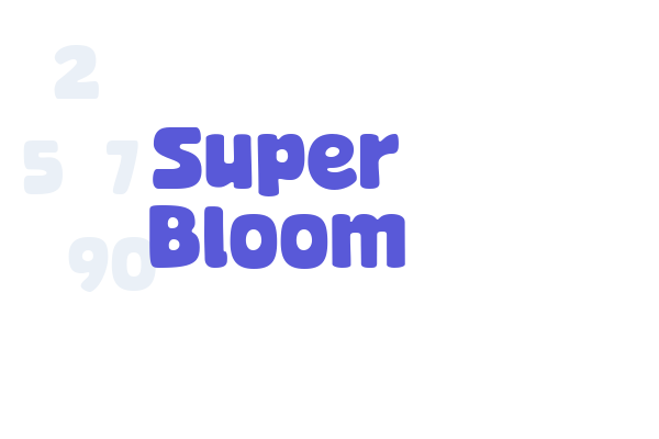 Super Bloom Font Free Download