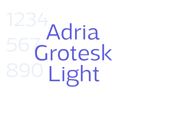 Adria Grotesk Light