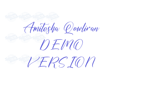 Amitesha Qowliran DEMO VERSION