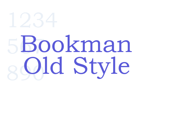 Bookman Old Style