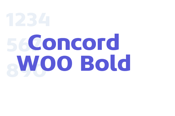 Concord W00 Bold