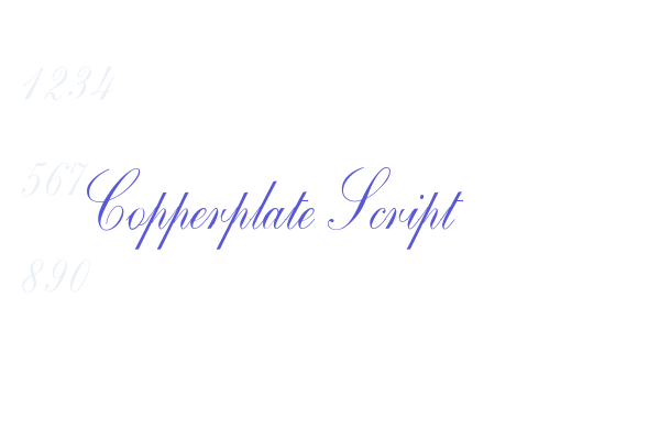 Copperplate Script