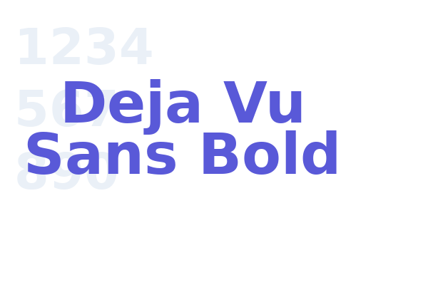 Deja Vu Sans Bold