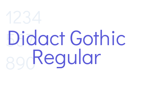 Didact Gothic Regular