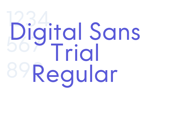 Digital Sans Trial Regular