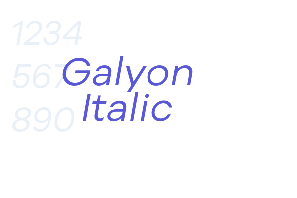 Galyon Italic