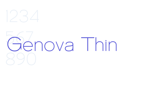 Genova Thin