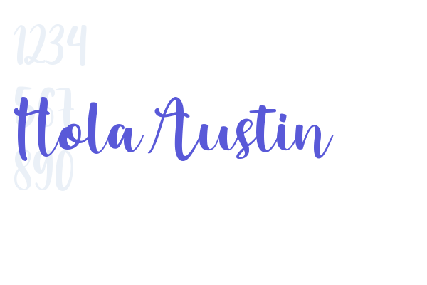 Hola Austin