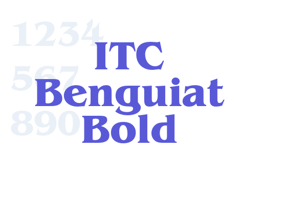 ITC Benguiat Bold