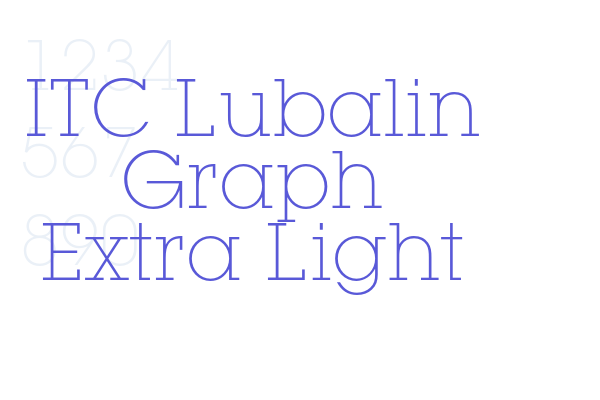 ITC Lubalin Graph Extra Light