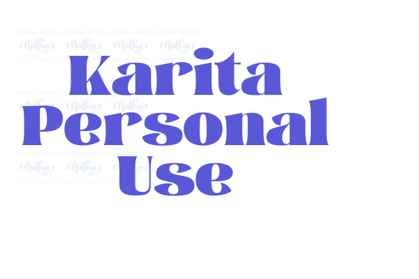 Karita Personal Use