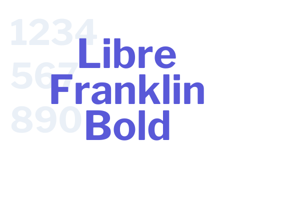 Libre Franklin Bold