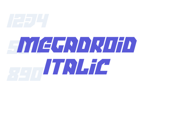 Megadroid Italic